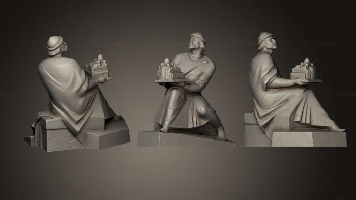 Statues of famous people (Yaroslav The Wise, STKC_0287) 3D models for cnc